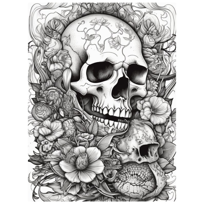 40 Tattoo Coloring Pages Printable Coloring Book Tattoos - Etsy