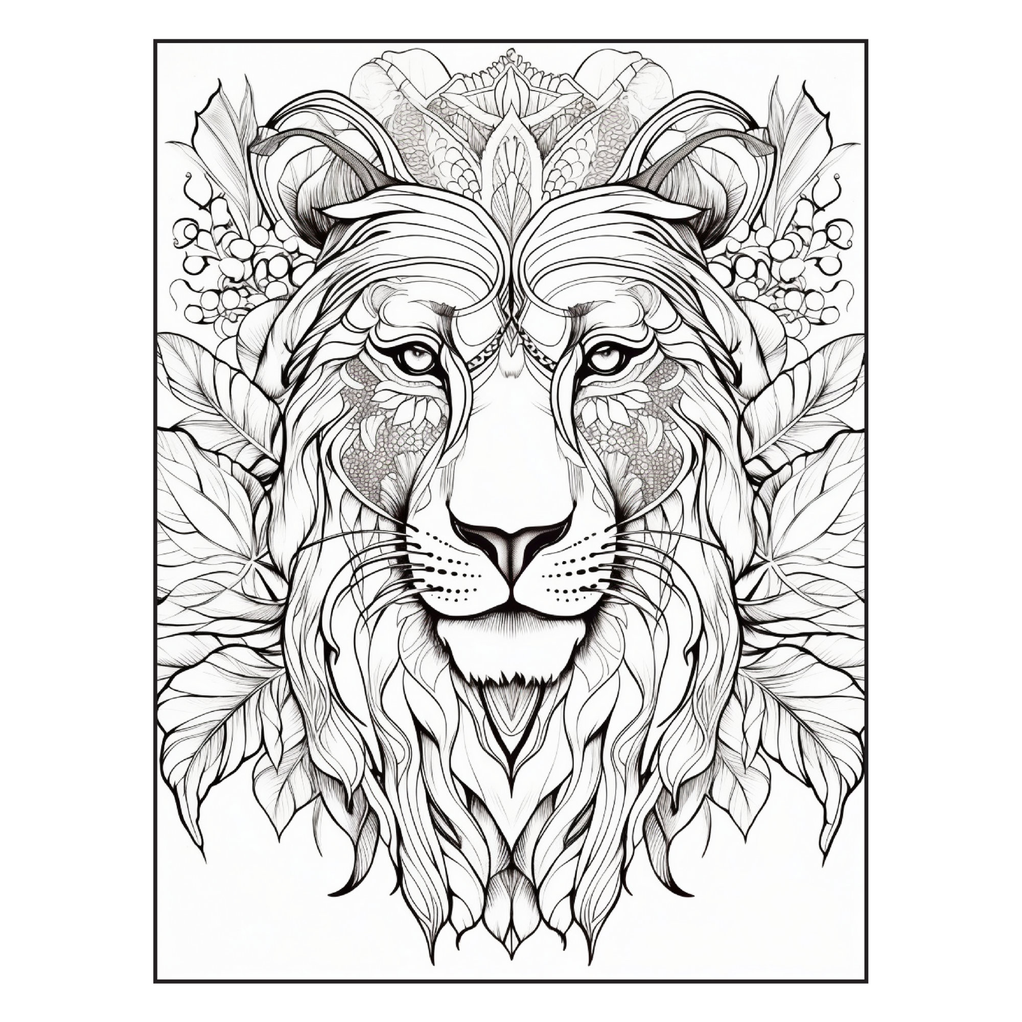 Color It 100 Animal Mandala Coloring Pages | Printable Coloring Book | Coloring ...
