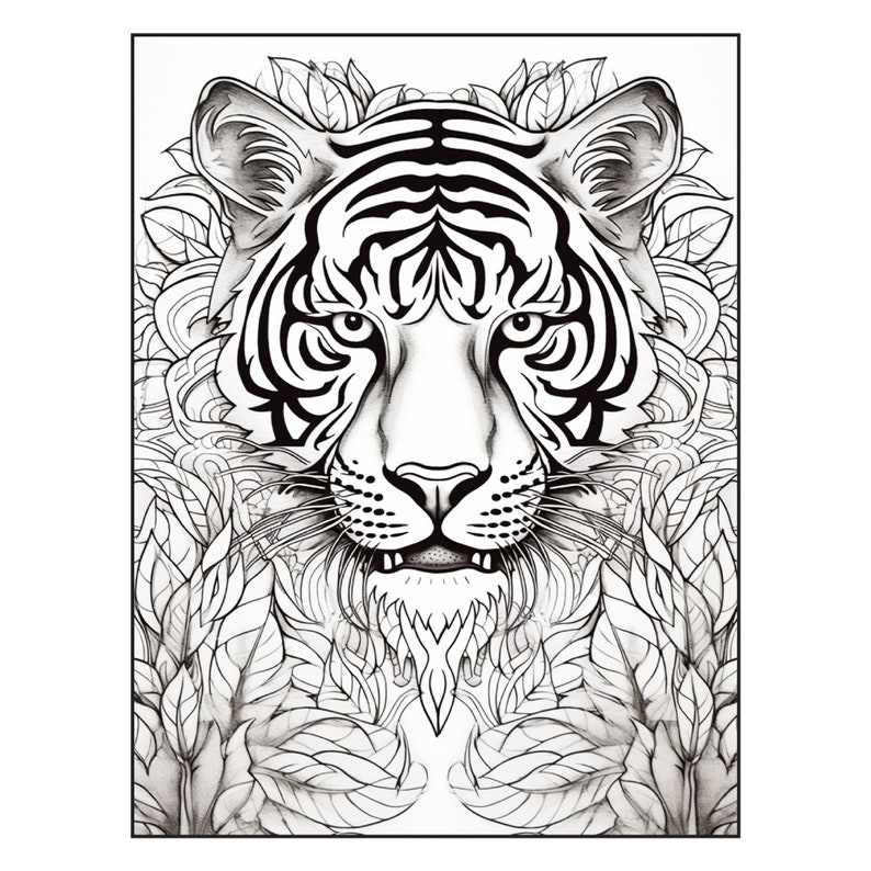 Color It 100 Animal Mandala Coloring Pages | Printable Coloring Book | Coloring ...