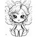 100 Little Fairy Coloring Pages Cute | Printable Coloring Book ...