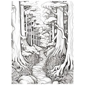 130 Forest Coloring Pages | Printable Coloring Book | Coloring Pages ...