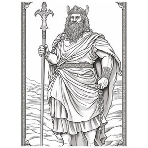 27 Greek Gods Coloring Pages | Printable Coloring Book | Fantasy ...