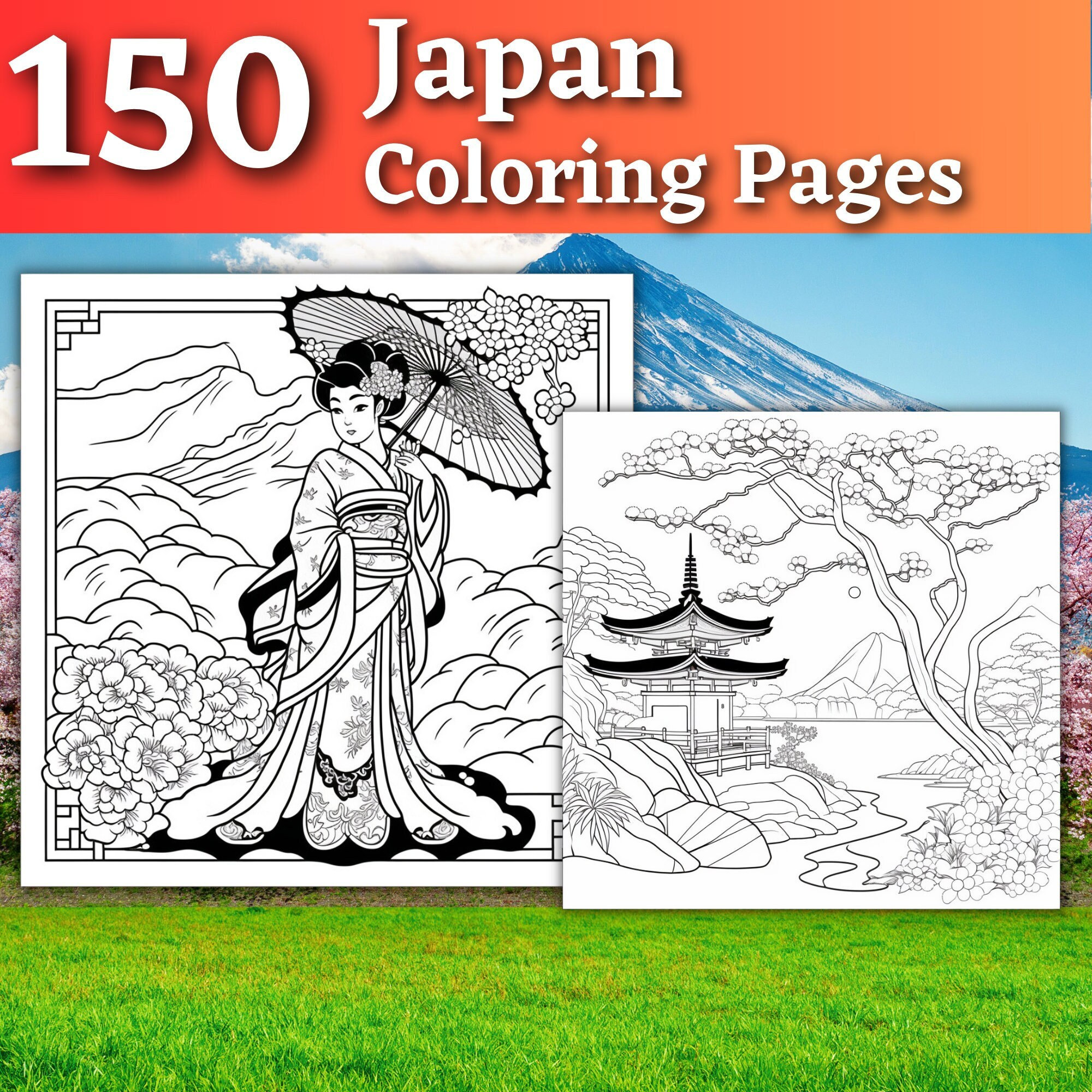 Disney's Fantasy Coloring Book Japanese Coloring Book 