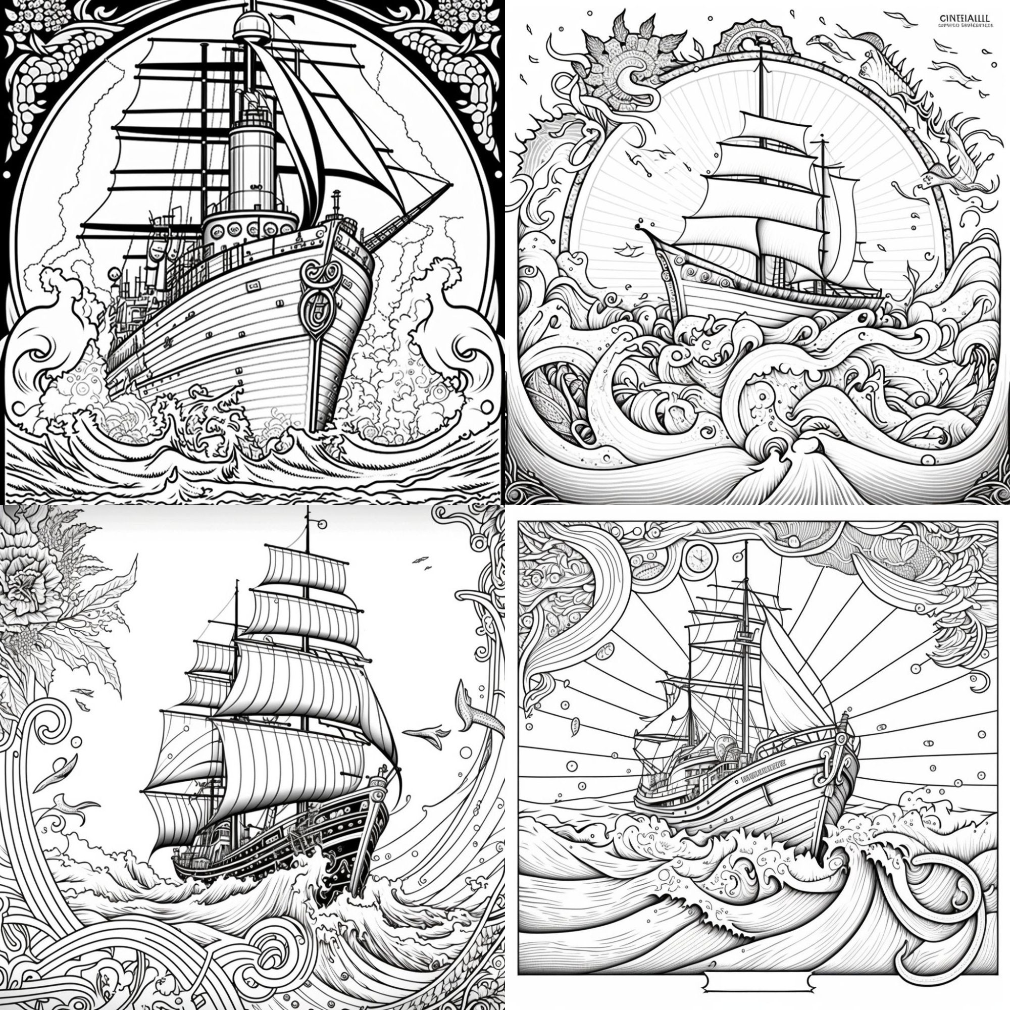 100 Nautic Maritim Coloring Pages Printable Coloring Book Coloring