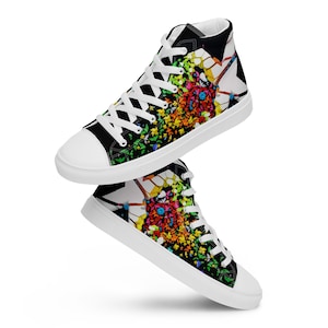 Women’s high top canvas shoes