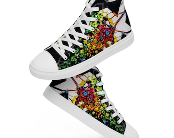 Women’s high top canvas shoes