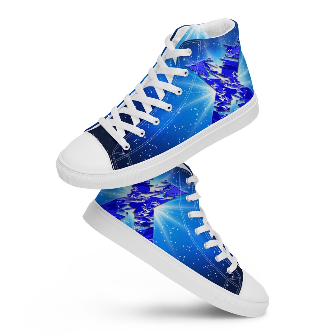 Autumn High-Top Printing Casual Cashew Unisex Canvas Shoes