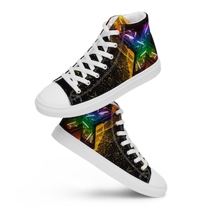 Women’s high top canvas shoes