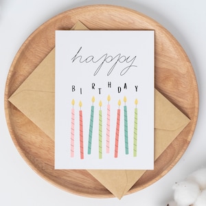 Carte de joyeux anniversaire, modèle de carte d’anniversaire, carte de vœux imprimable, carte d’anniversaire imprimable, carte de joyeux anniversaire simple, téléchargement numérique
