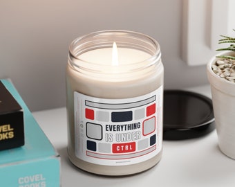 Serenity in Control: Unleash Bliss with the "Everything is Under CTRL" 9ozScented Soy Candle