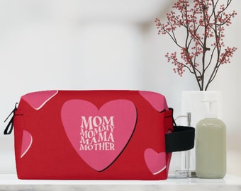 Mom Mommy Mama Mother Heart You Toiletry Bag, Mother's Day Gift Idea