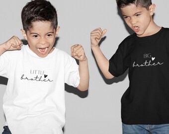 Big Brother or Little Brother Tees | Kids Short Sleeve Cotton Tee,  Youth T-Shirt