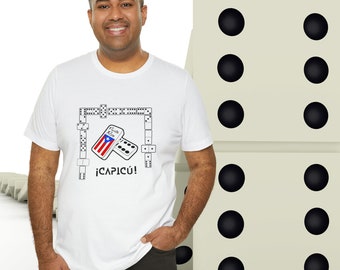 Capicu Dominos Puerto Rico Unisex T-shirt, Unisex Jersey Short Sleeve Tee