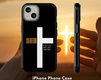 Faith Phone Case, Salvation Faith Belief Prayer Phone Protector