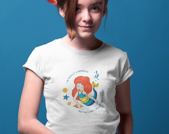 Enchanting Mermaid Youth T-Shirt | Kid's Short Sleeve Cotton Tee,  Youth T-Shirt
