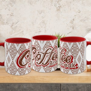 Coffee Break Accent Coffee Mug