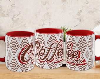 Coffee Break Accent Coffee Mug