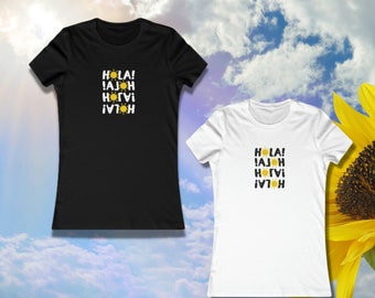 Hola Hola Women's Comfy Tee, Spanish-Language Tee
