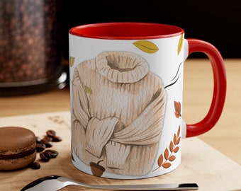 Sweater Weather Accent Mugs, Autumn Collection
