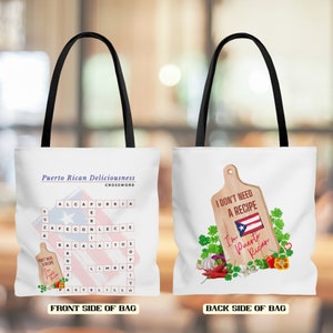 CafePress 'Puerto Rican Warned You' Tote Bag - Natural Canvas Reusable Shopping Bag | Funny Slogan Tote