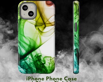 Green Smoke Phone Case, 420 Friendly Phone Cover for iPhone, Samsung & Google Phones