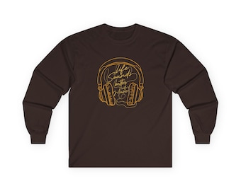 Music is Life Long Sleeve Tee, Ultra Cotton Unisex Shirt, Gift for Music Lovers