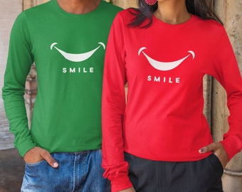 Simply Smile Ultra Cotton Long Sleeve Tee