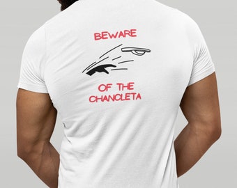 Beware of the Chancleta Unisex Jersey Short Sleeve Tee