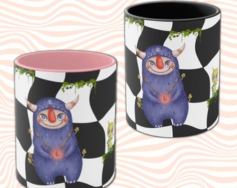 Mystical Cuteness Accent Coffee Mugs