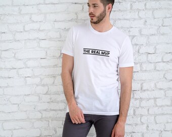 The Real MVP Adult Unisex Short Sleeve Tee