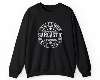 Sarcasm Love Language Unisex Crewneck Sweatshirt