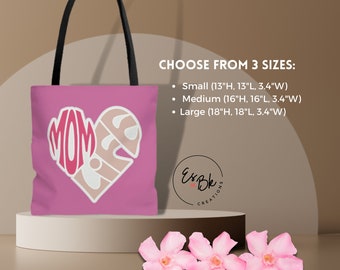 Mom Life Tote Bag, Mommy-Friendly Eco-Friendly Tote Bag, Reusable Tote Bag