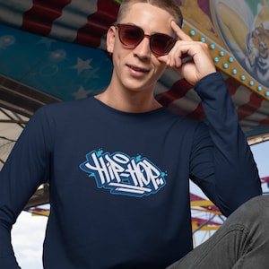 Hip-Hop Graffiti Ultra Cotton Long Sleeve Tee