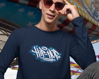 Hip-Hop Graffiti Ultra Cotton Long Sleeve Tee