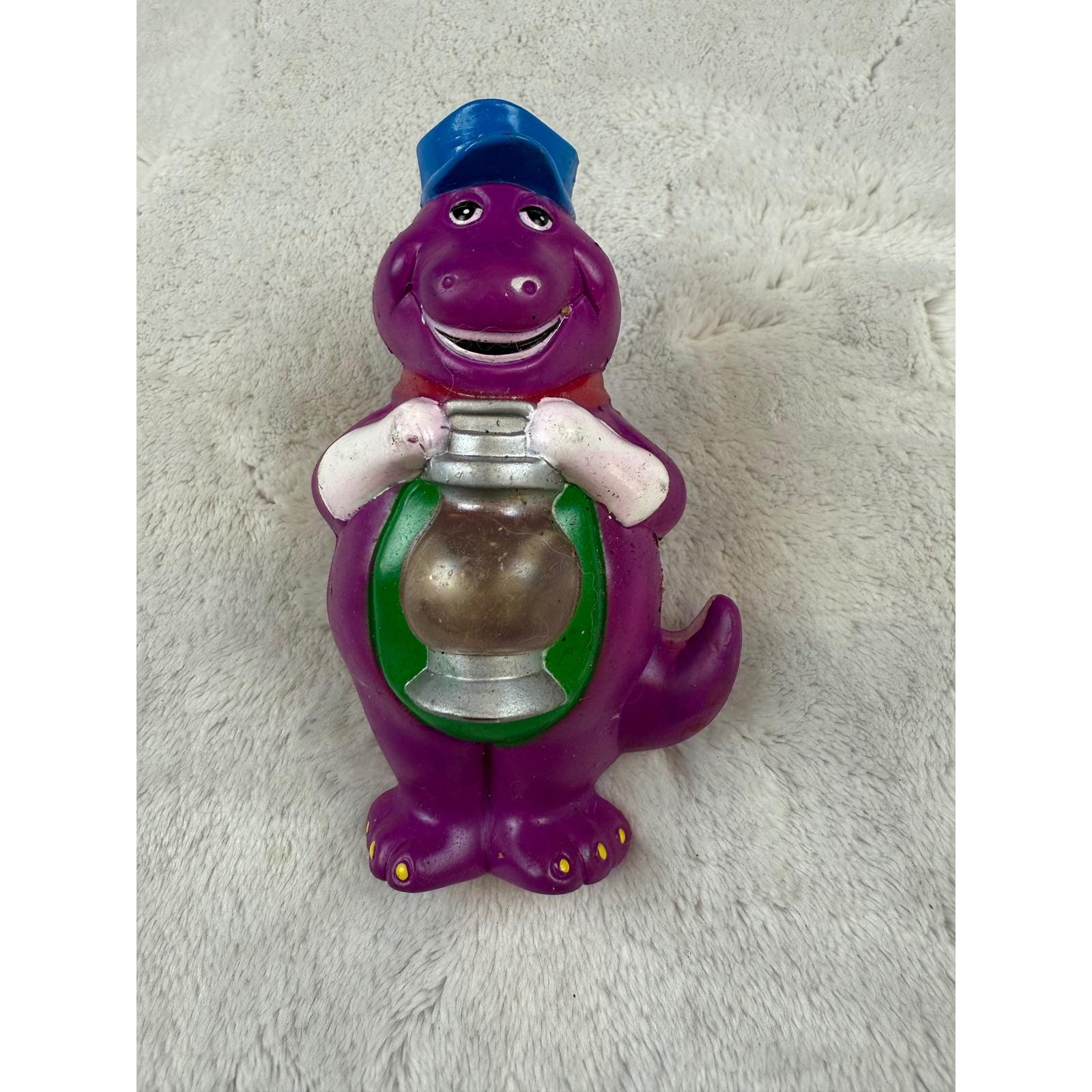 ビンテージ 90s Barney バーニー 卓上 ライト 置物 人形 フィギュア Vintage Barney the Dinosaur Light up Lantern Toy 1990s Collectible
