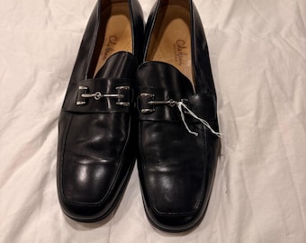 Cole Haan Collection Mens Black Leather Horsebit Loafers Nike Air C05008 Size 15