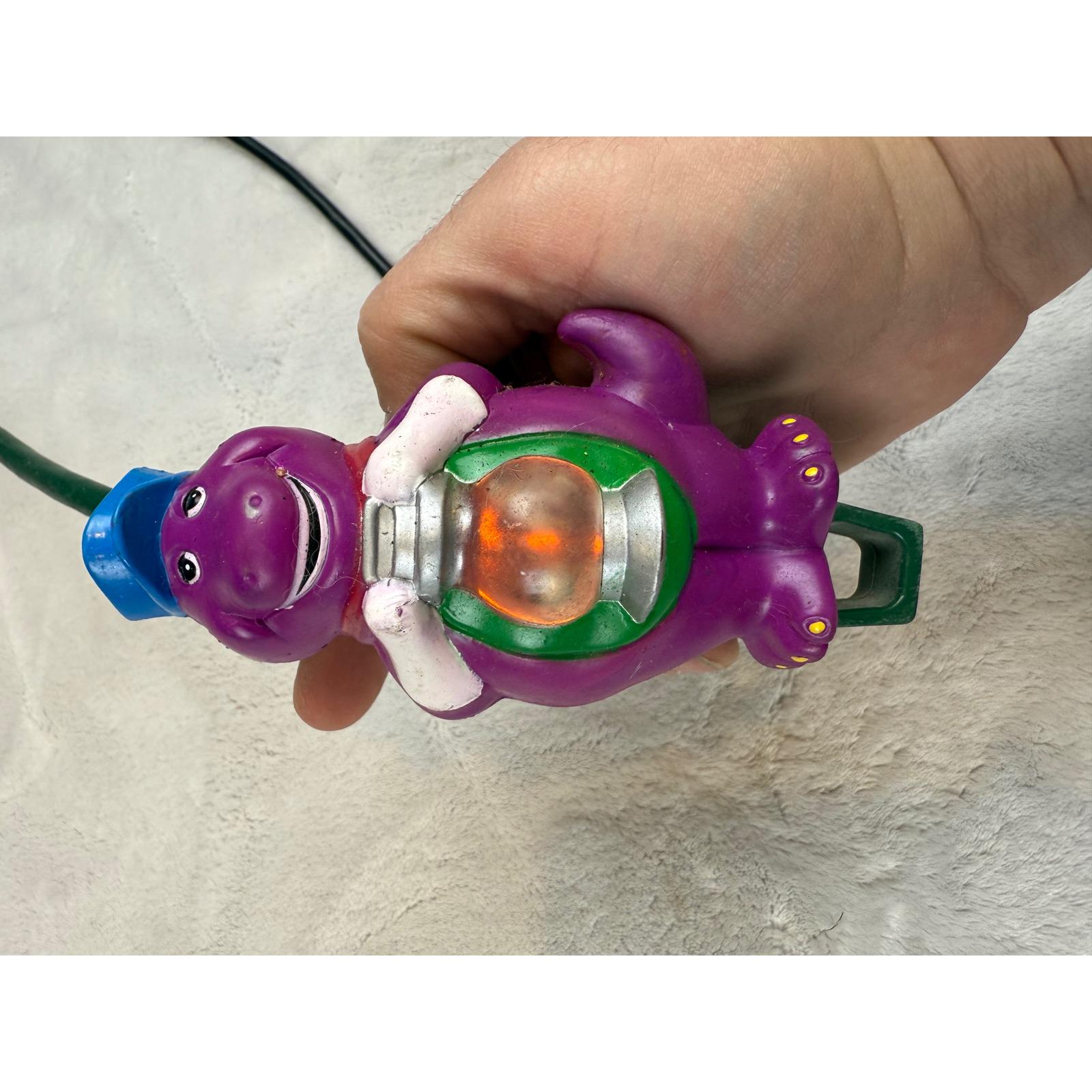 Vintage Barney the Dinosaur Light up Lantern Toy 1990s Collectible