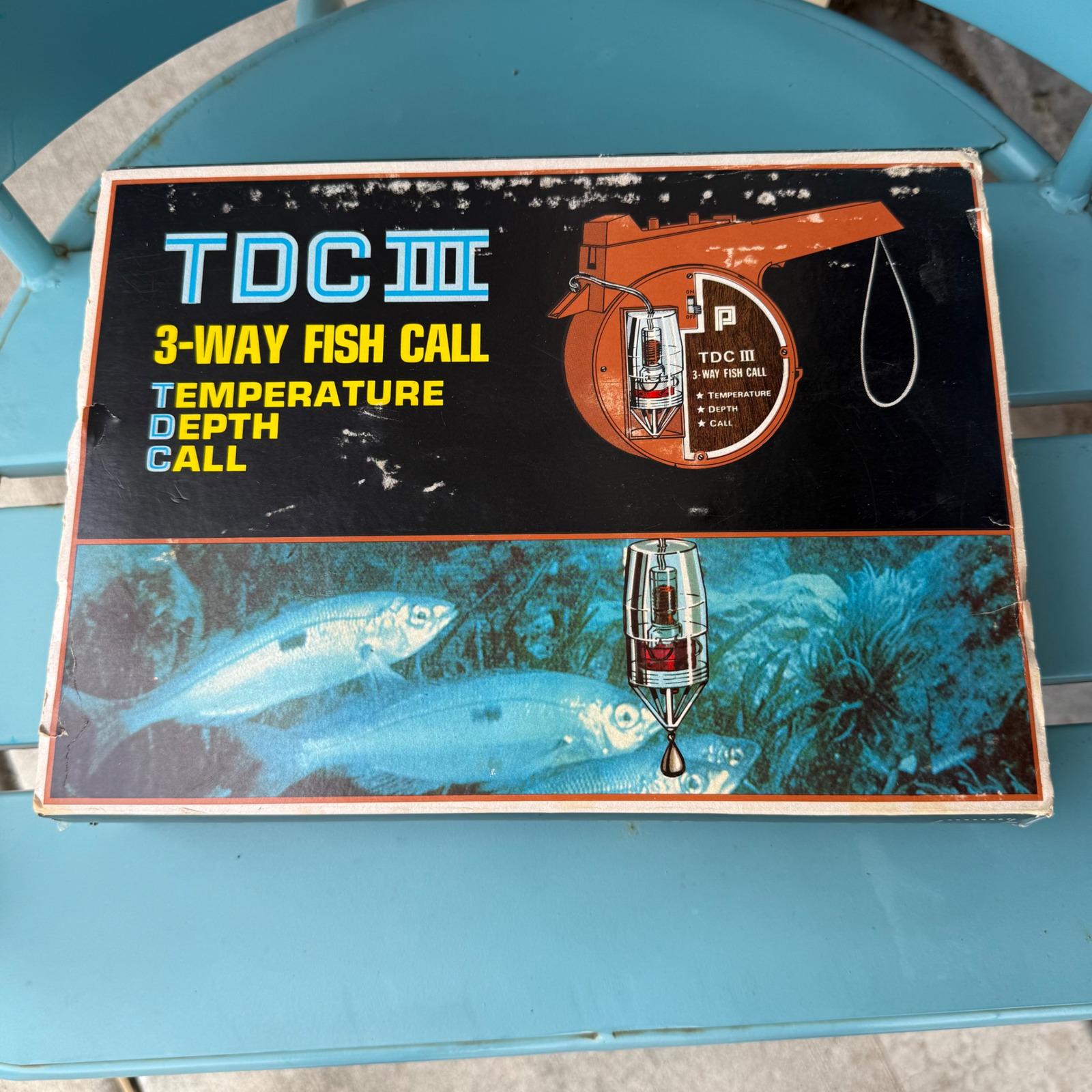 Vintage 1973 TDC III 3-way Fish Call Temperature Depth Product