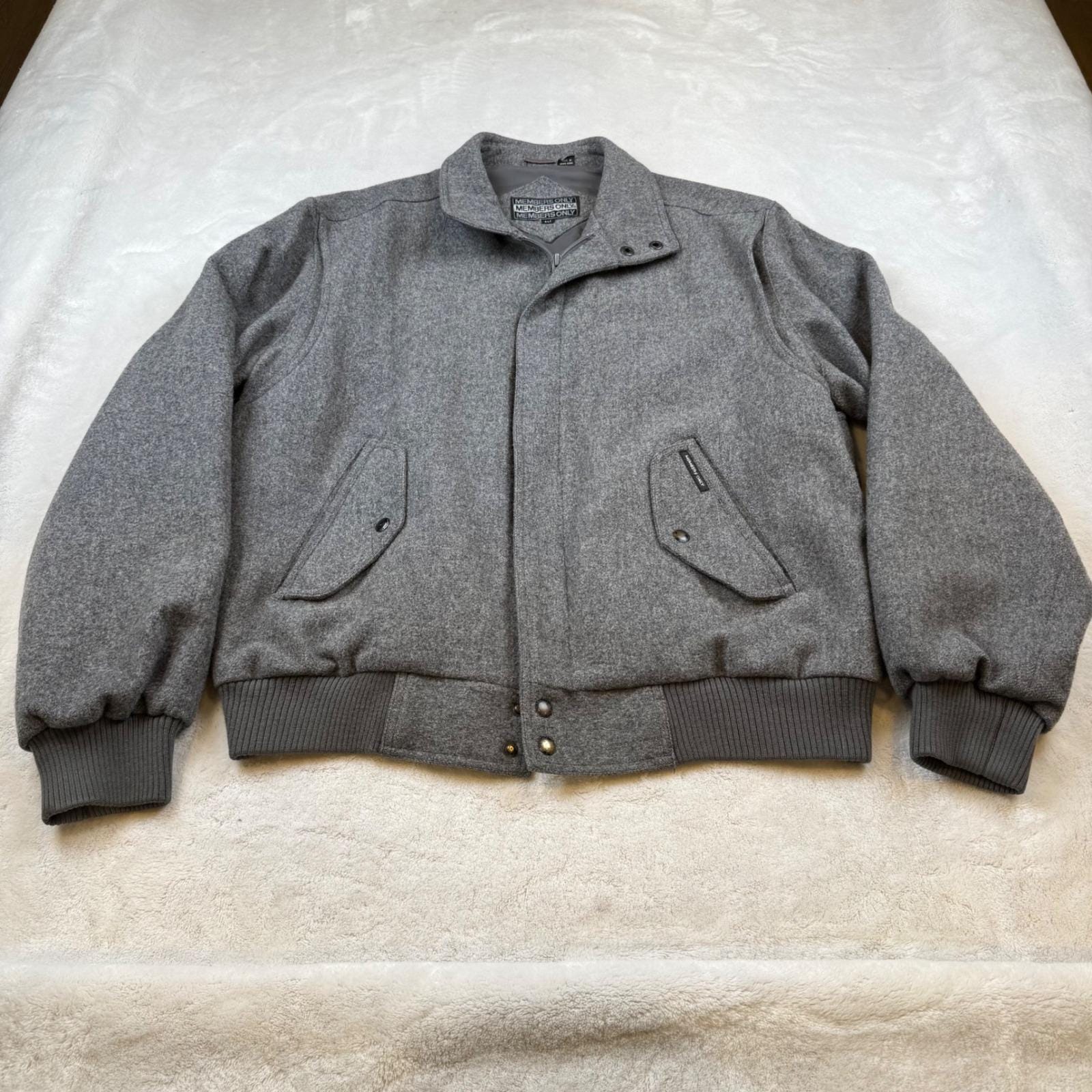 Members Only Wool Jacket - Etsy