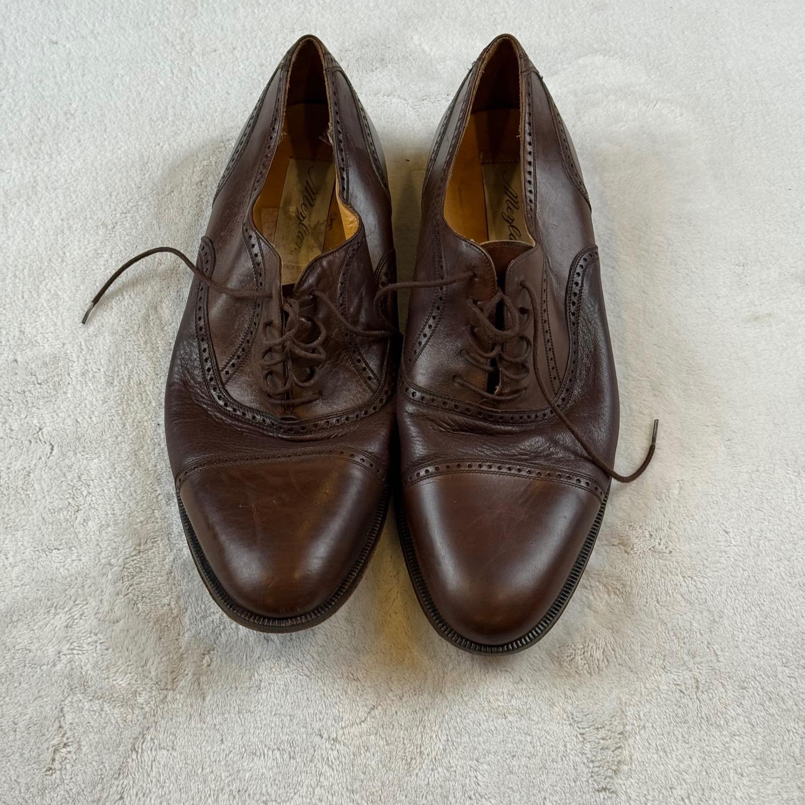 Mezlan Wingtip Men\'s Size 11.5 M Brown Suede Oxford Dress Shoes Made in Mexico Mezlan Men main image 2