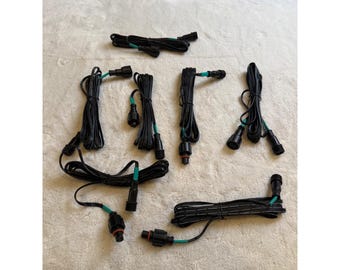 Outdoor Extension Cord Set 3 Prong Weatherproof Connectors. 7 sets