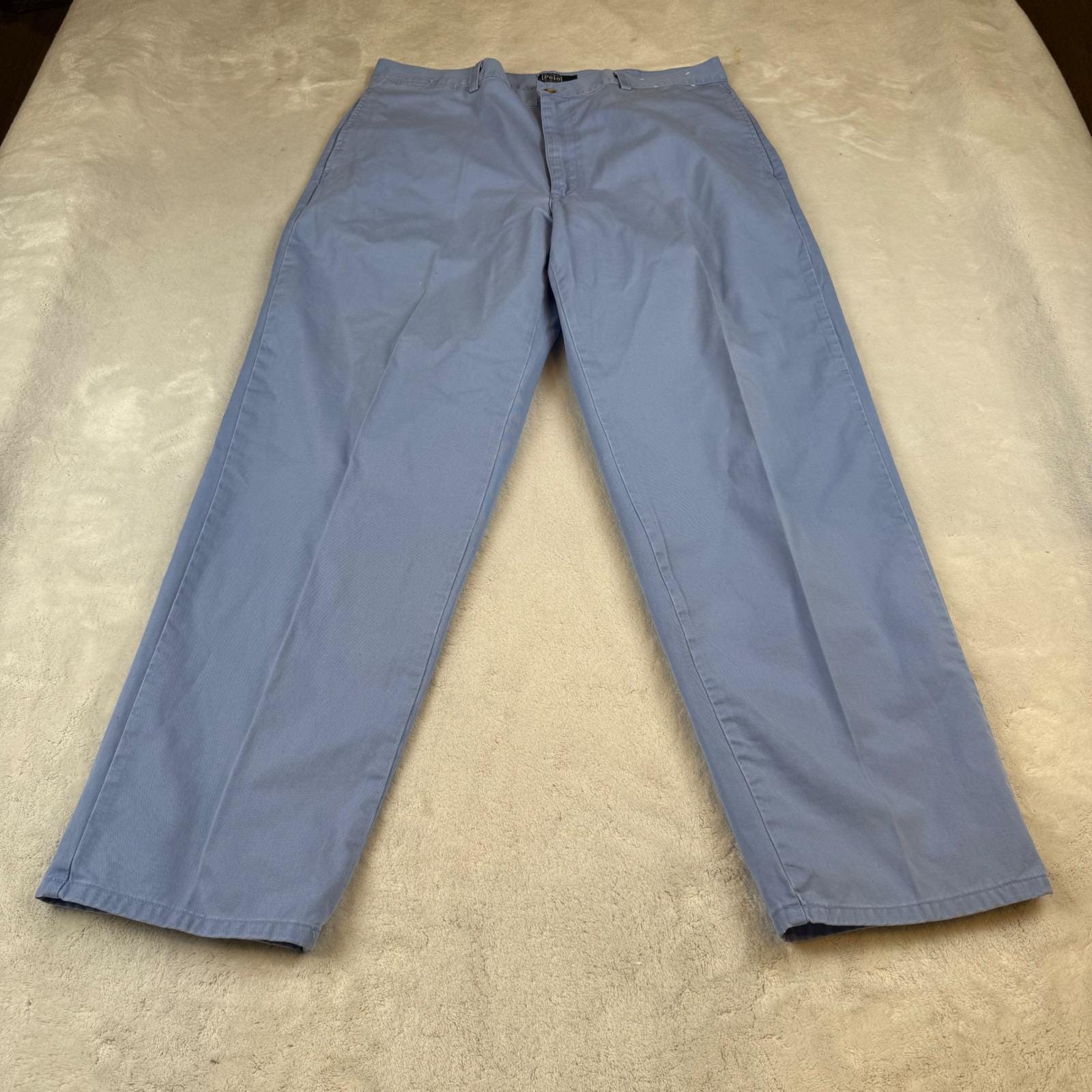Polo Ralph Lauren Mens Chino Pants Light Blue Straight Fit 38x32