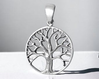 Celtic Tree of Life Sterling Silver Pendant Necklace