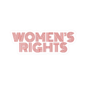 women&#39;s rights sticker, stickers laptop, stickers for water bottle, vinyl stickers, aesthetic stickers, waterproof sticker, pro roe