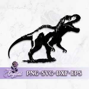 Dinosaur  - Instant Download! Craft with Ease: Svg, Png, Dxf, & Eps Files Included - T-Rex
