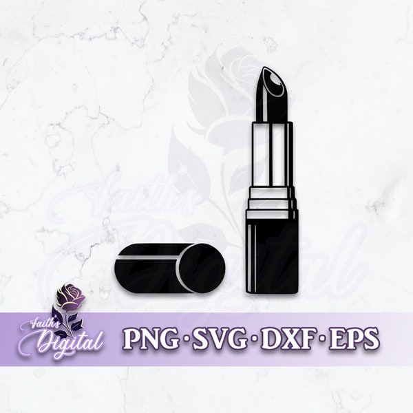 Lipstick  - Instant Download! Craft with Ease: Svg, Png, Dxf, & Eps Files Included