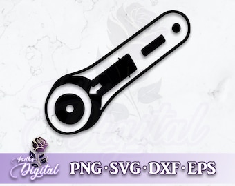 Rotary Cutter  - Instant Download! Craft with Ease: Svg, Png, Dxf, & Eps Files Included