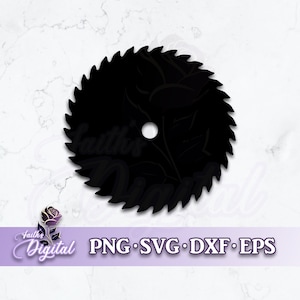 Saw Blade - Instant Download! Craft with Ease: Svg, Png, Dxf, & Eps Files Included