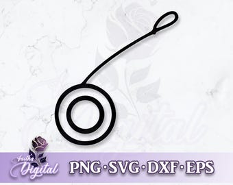 Yo-yo - Instant Download! Craft with Ease: Svg, Png, Dxf, & Eps Files Included