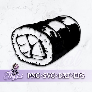 Sushi  - Instant Download! Craft with Ease: Svg, Png, Dxf, & Eps Files Included